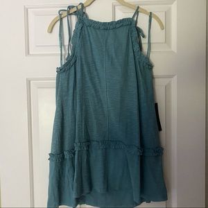 Tie shoulder tank